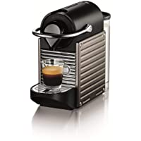 Nespresso Krups Pixie XN3005 - Cafetera monodosis de cápsulas Nespresso- 19 bares- apagado automático- color gris